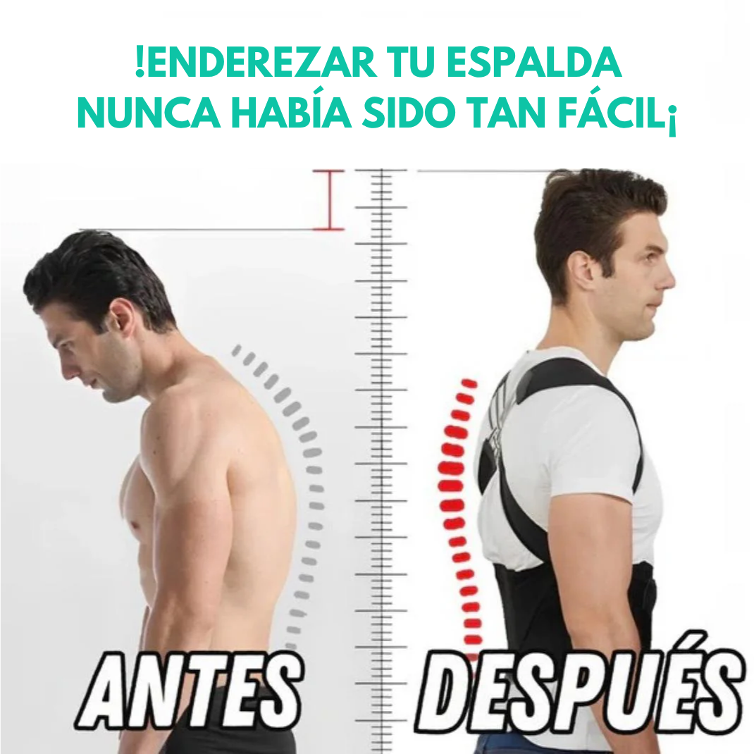 CORRECTOR DE POSTURA MOLDEADOR NEGRO S/M/L/XL/2XL/3XL