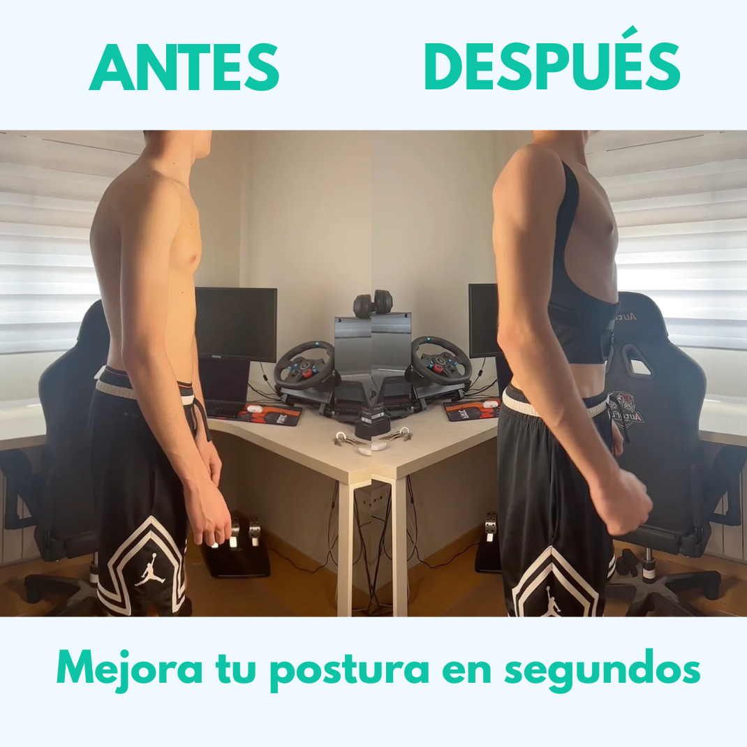 CORRECTOR DE POSTURA MOLDEADOR NEGRO S/M/L/XL/2XL/3XL