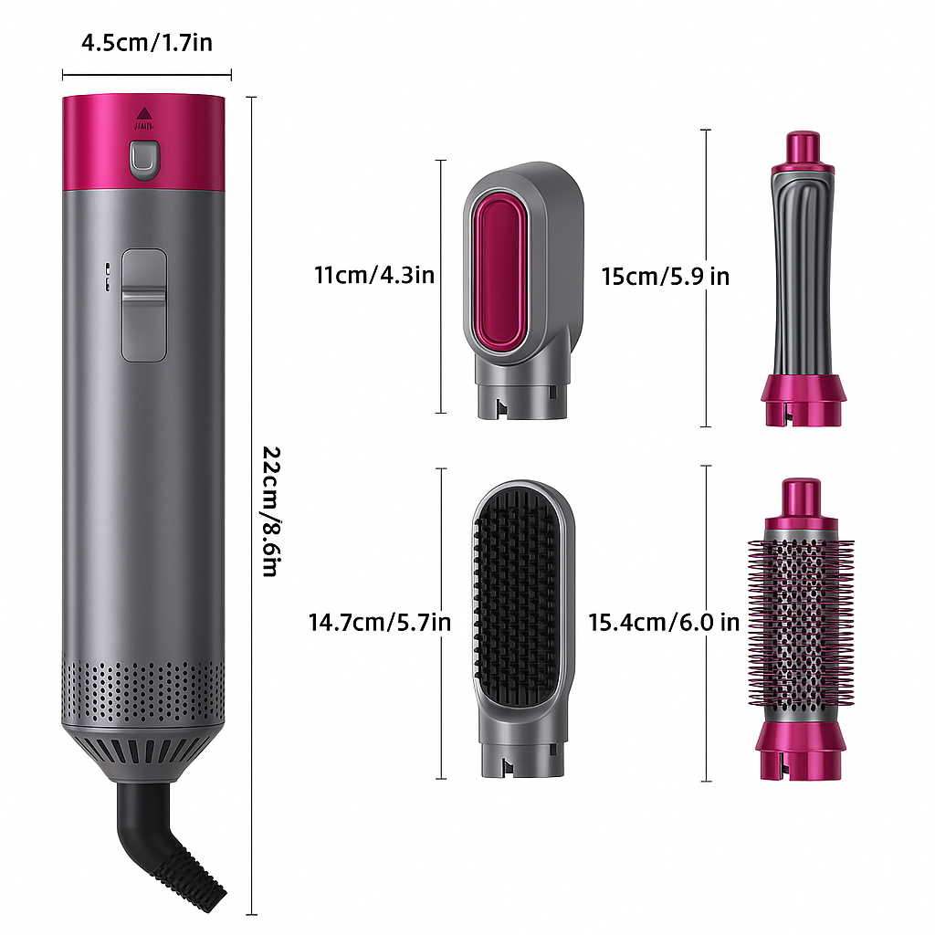 ✨ StylerPro Cepillo Secador 5 en 1 ✨