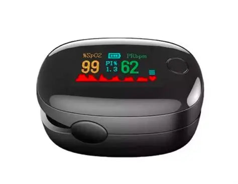 Oxímetro para tomar el pulso a través del dedo