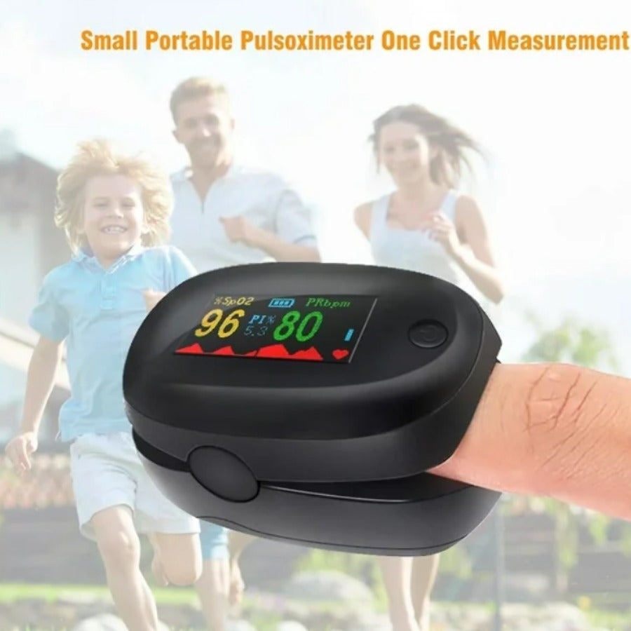 Oxímetro para tomar el pulso a través del dedo